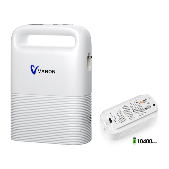 Bateria extra 10400mAh(6 horas)+ VARON VP-2 - Concentrador de Oxigênio Portátil 5L