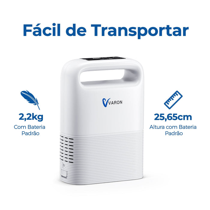 A Primeira Opção de Máquina de Oxigênio Portátil, Contínua e de Alto Fluxo: VARON VP-2