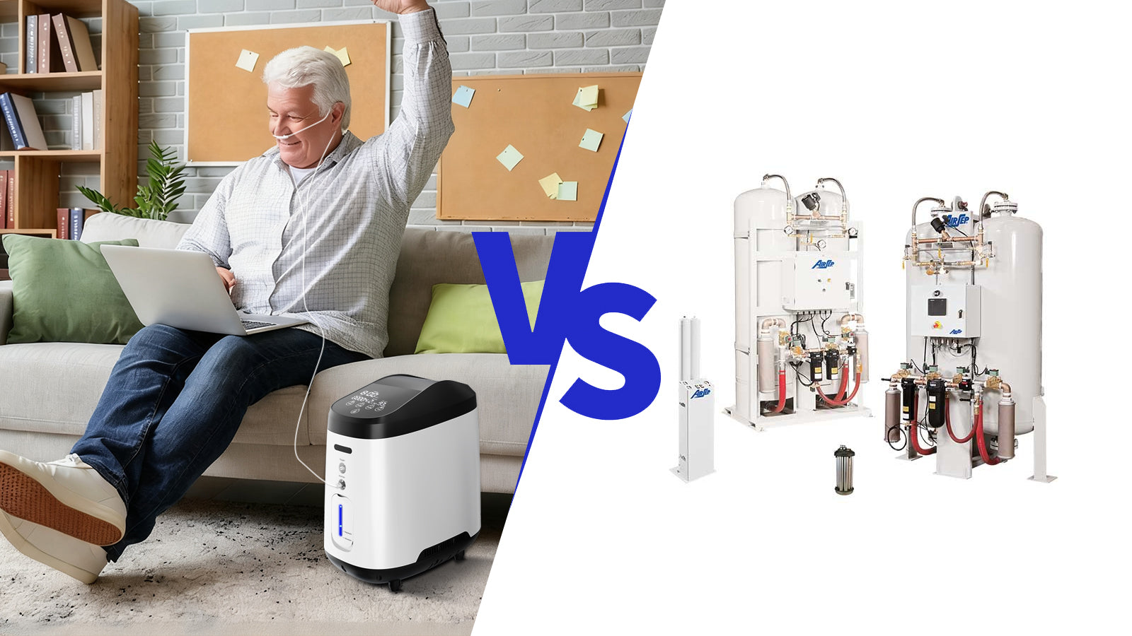 Concentrador de Oxigênio Doméstico vs. Hospitalar: Qual Escolher?