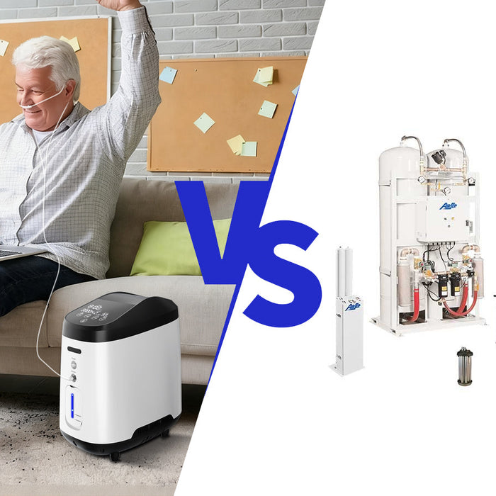 Concentrador de Oxigênio Doméstico vs. Hospitalar: Qual Escolher?