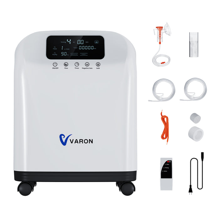 VARON VH-4 | Concentrador de oxigênio doméstico de fluxo contínuo (1 a 9 níveis)