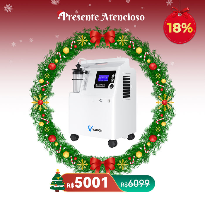VARON Serene 5 - Concentrador de Oxigênio Doméstico Premium 5L