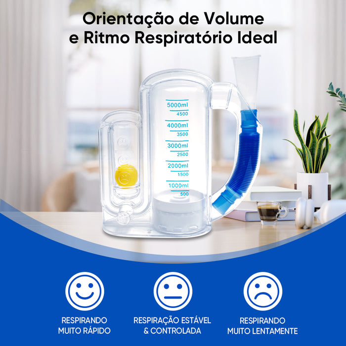 Treinador Respiratório Pulmonar 5000ML