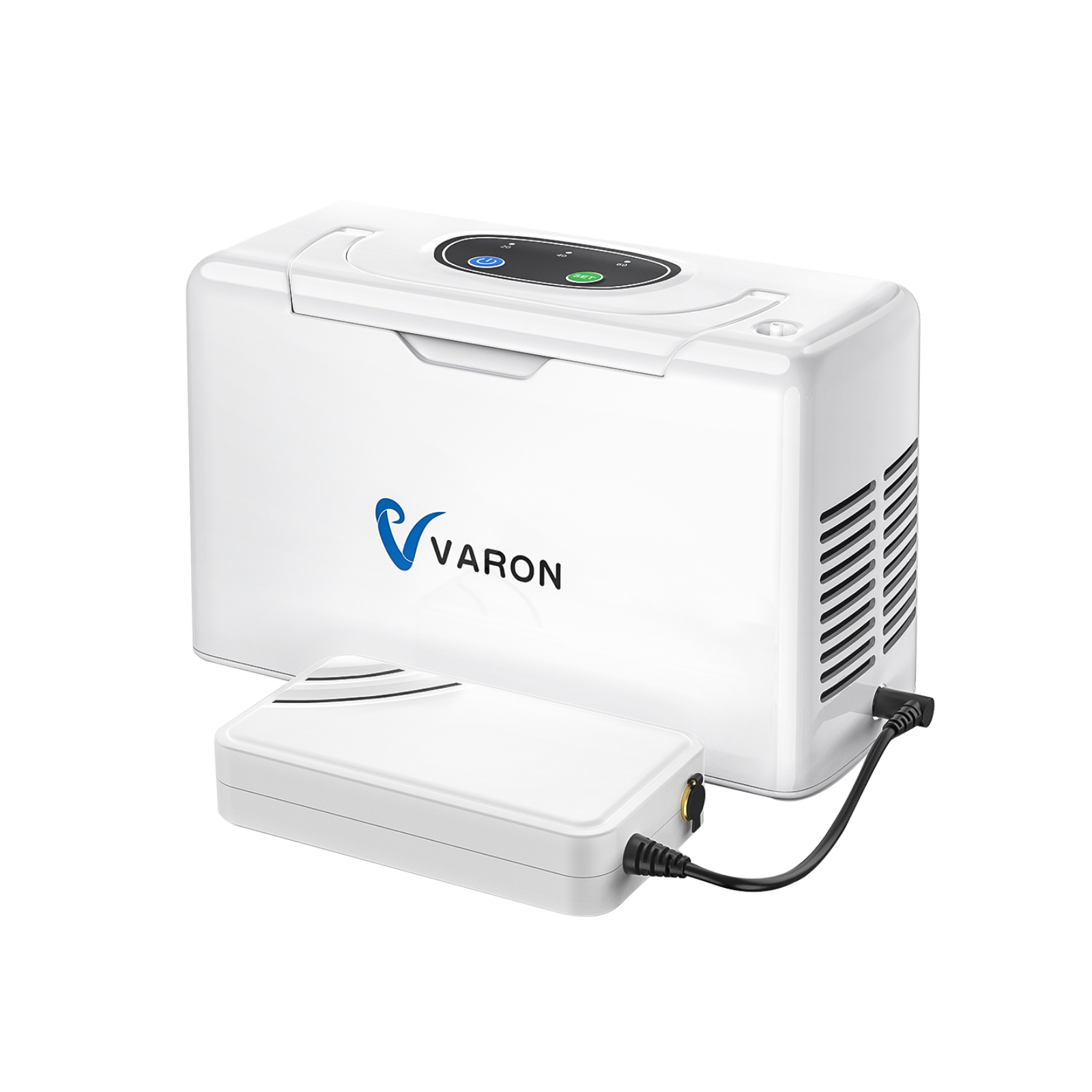 Concentrador de oxigênio portátil VARON VL-2, silencioso e pronto para viagens