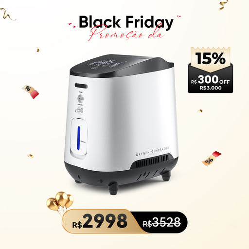 VARON VH-2 Concentrador de Oxigênio Operação 24 horas Doméstico 1-7L/min