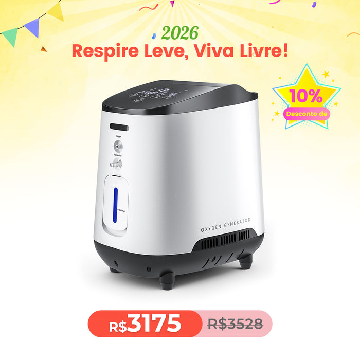VARON VH-2 Concentrador de Oxigênio Operação 24 horas Doméstico 1-7L/min