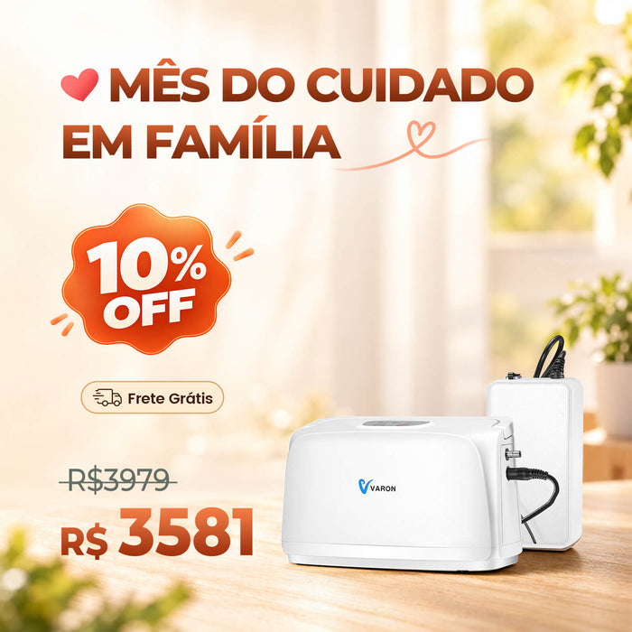 VARON VL-1 - Concentrador de Oxigênio Portátil 3L/min