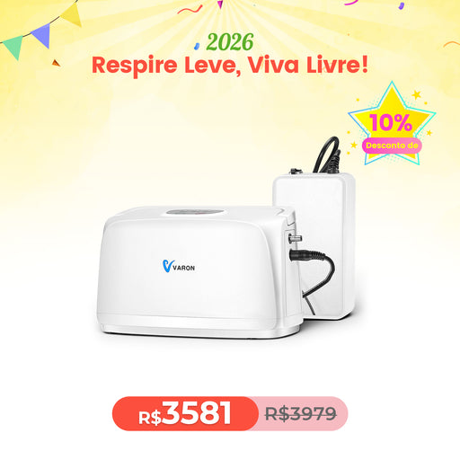 VARON VL-1 - Concentrador de Oxigênio Portátil 3L/min