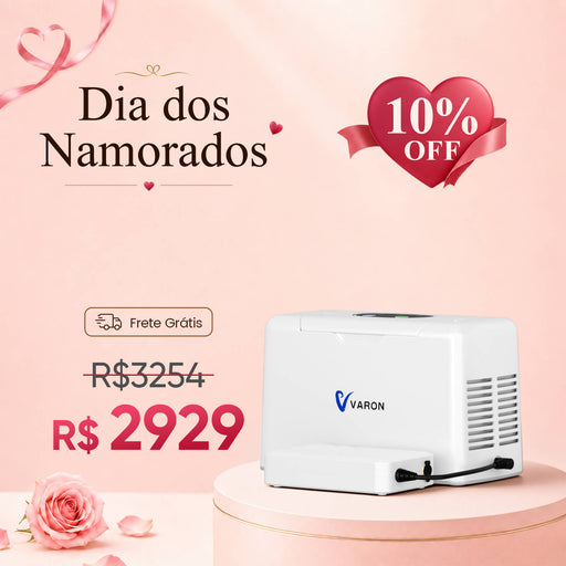 VARON VL-2 - Concentrador de Oxigênio Portátil 3L/min Apenas 1,5kg