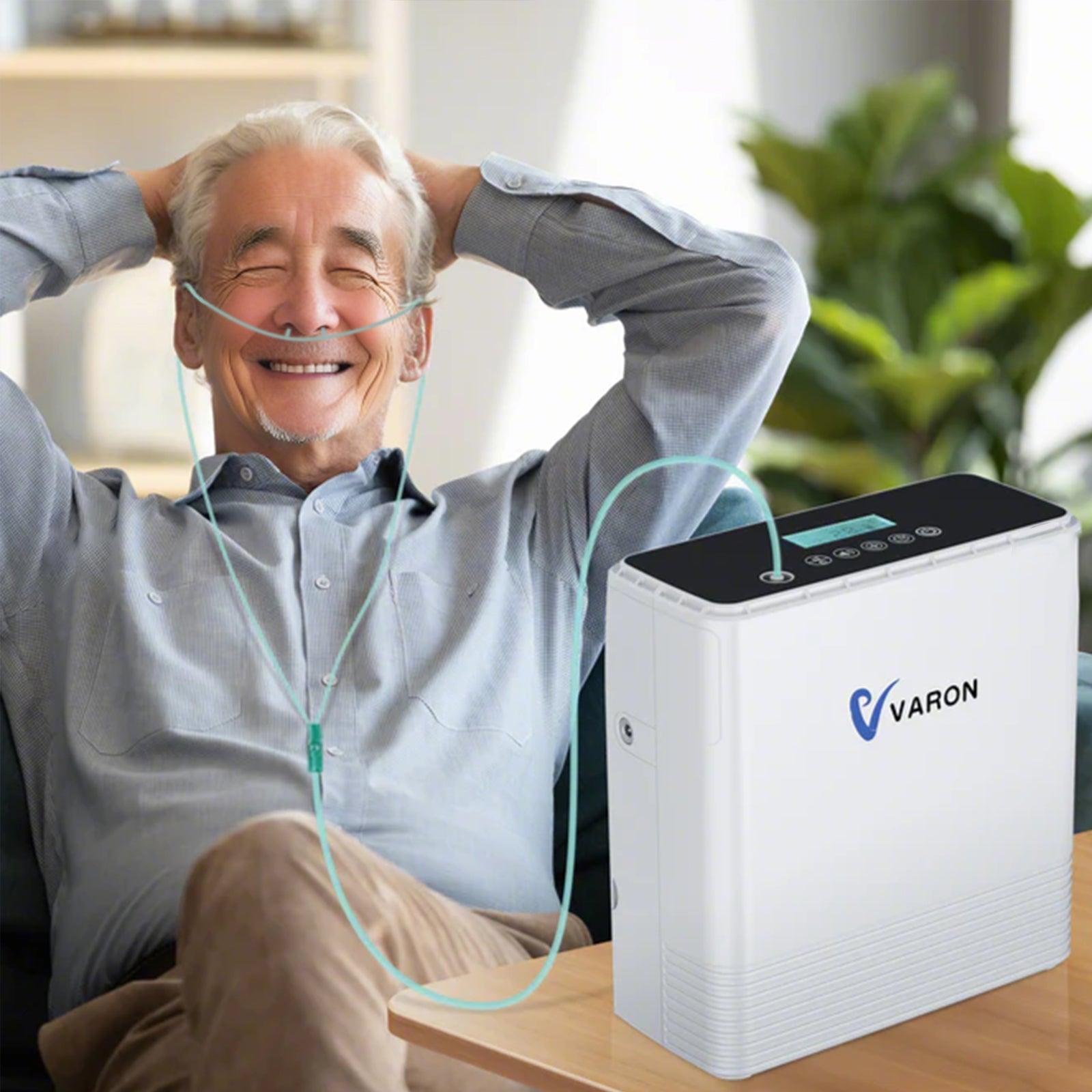 VARON VP-6  Concentrador de oxigênio portátil para idosos