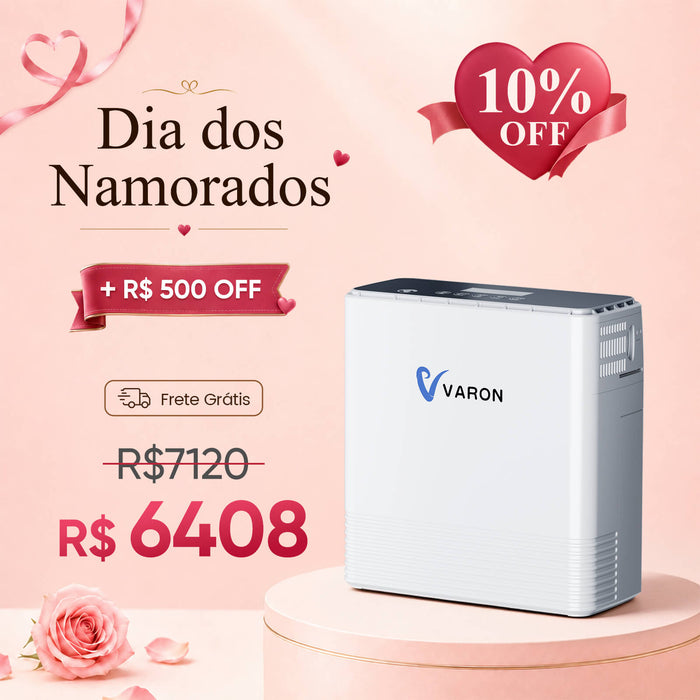 VARON VP-6 concentrador de oxigênio portátil | 1-6L fluxo contínuo